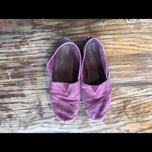 Wine Colored TOMS